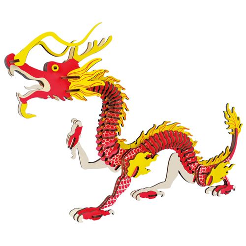 Puzzle 3D 53 pièces - Dragon chinois