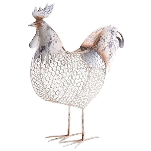 Aubry Gaspard - Coq métal laqué vieilli