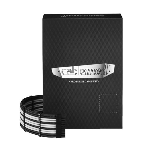 CableMod CM-PRTS-FKIT-NKKW-R c&acirc;ble d'alimentation Interne Noir/Blanc
