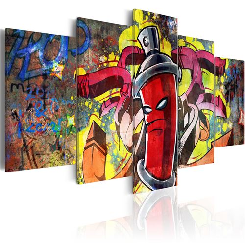 Tableau - Angry spray can - Artgeist - 100x50