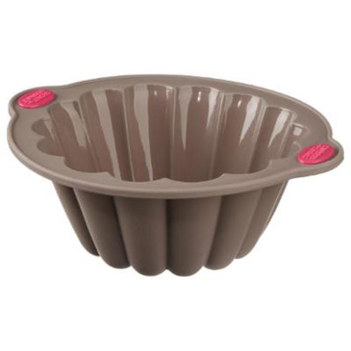Paris Prix - Moule à Charlotte Silicone silitop 26cm Taupe