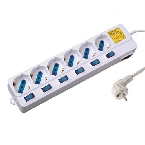 Ewent EW3932 - stroomstrip - 2500 Watt