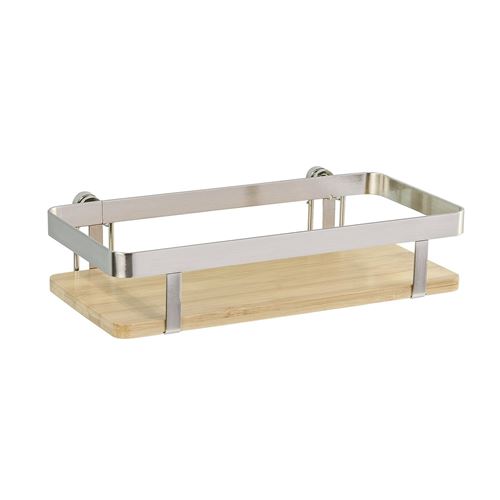 Etagère de cuisine en bambou Alina - Blanc