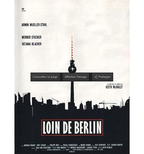 Loin de Berlin - AFFICHE CINEMA ORIGINALE