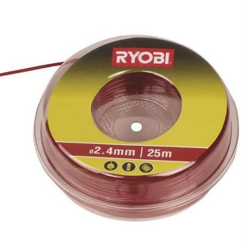 Ryobi Fil D=2,4Mm Rouge (25M) 5132002627