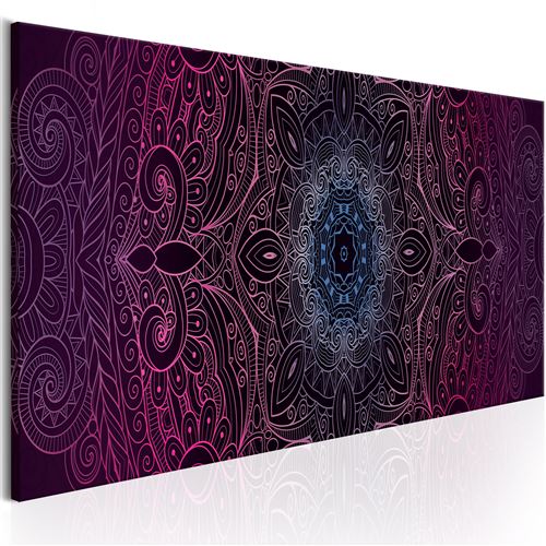 Tableau - Purple Mandala - Artgeist - 120x40