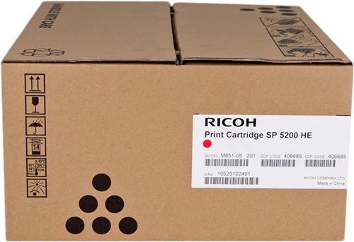  Ricoh - Noir - original - cartouche de toner - pour Ricoh Aficio SP 5200, Aficio SP 5210 