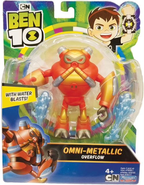 Ben 10 - Figurine articulée 13cm - Omni metallic - Overflow