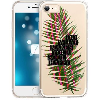 coque iphone 8 feuille palmier