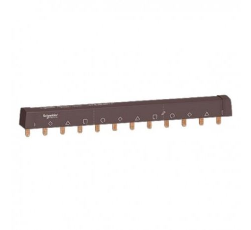 Peigne à dents Acti 9 iC60 - 4 pôles - 12 modules de 18mm