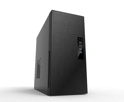 CoolBox m-650 Tour Noir Imprimé Tour d'ordinateur – Ordinateur de Bureau, PC, métal, SECC, SPCC, Micro-ATX, Noir, Maison/Bureau