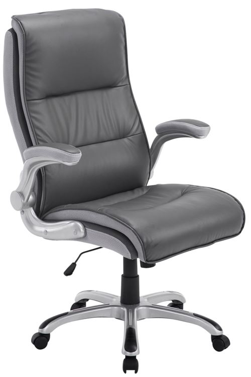 Fauteuil de bureau BIG Villach Similicuir , Gris