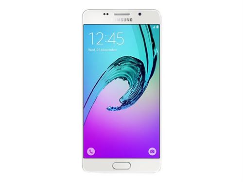 Samsung Galaxy A5 (2016) - 4G smartphone - RAM 2 Go / Mémoire interne 16 Go - microSD slot - écran OEL - 5.2 - 1920 x 1080 pixels - rear camera 13 MP - front camera 5 MP - blanc