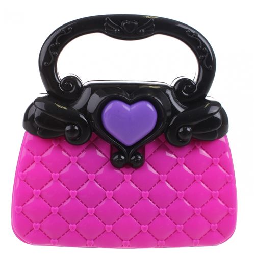 Toi-Toys Sac à main Prinessen avec accessoires de cheveux rose 9-pièces