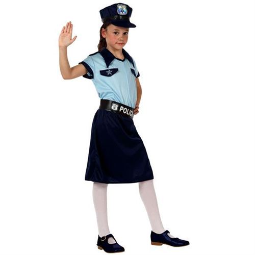 Déguisement Policière Fille Taille 5-6 Ans