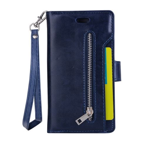 Coque Folio avec multi-fente pour Apple iPhone 11 Pro Max 6.5 - Bleu