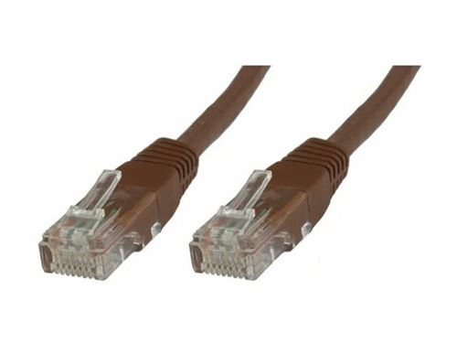 MicroConnect - Netwerkkabel - RJ-45 (M) naar RJ-45 (M) - 1 m - UTP - CAT 5e - bruin