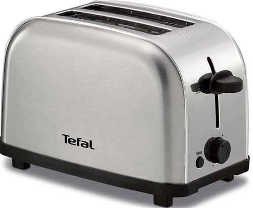 Tefal TT330D Ultra Mini - Grille-pain - 2 tranche - 2 Emplacements - acier inoxydable