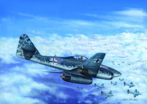 HOBBYBOSS Maquette avion Hobby Boss Messerschmitt Me 262A-1b- 1/48 - Maquette d