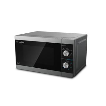 Sharp YC-MG01E-S - Four micro-ondes grill - 20 litres - 800 Watt - argent/noir - 1