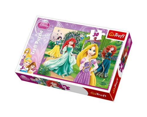 Puzzle 30 Pièces : Les princesses Disney - élégance, Trefl