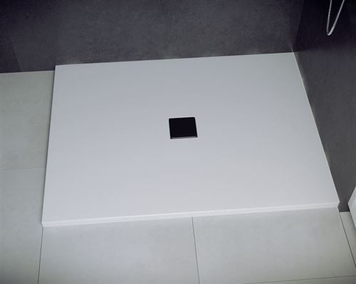 Receveur de douche TOP rectangulaire Blanc - Dimensions: 120 x 80cm