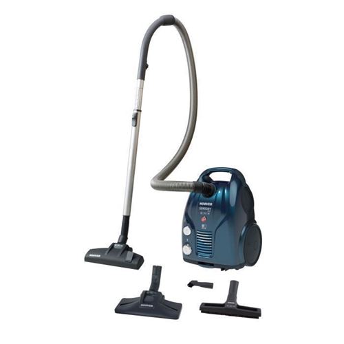 Hoover So40par Sensory Evo Aspirateur Traineau Avec Sac - 4a++ Performances Ultimes - 72 Db - Bleu Brillant