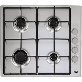 Table De Cuisson Beko Hizg 64120 Sx Plaque Gaz Achat Prix Fnac