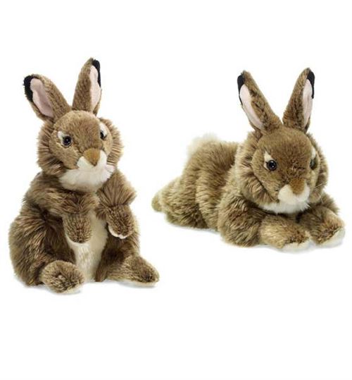 WWF - 15182001 - Peluche - Lapin Artic 2 - 30 cm - Couche