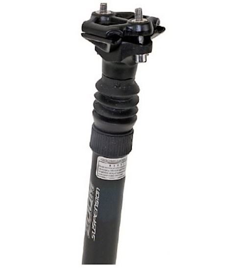Zoom Tige de selle Springy 31,6 x 350 mm aluminium noir