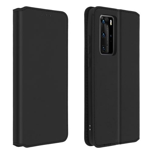 Avizar Housse pour Huawei P40 Pro Portefeuille Fonction Support Noir