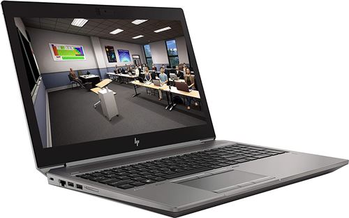 HP Zbook 15 G6 Station De Travail Mobile Argent 39,6 Cm (15.6) 1920 X 1080 Pixels Intel Core i7 De 9E Génération 16 Go Ddr4-Sdram 512 Go SSD Nvidia Quadro T2000 Wi-Fi 6 (802.11Ax) Windows 10 Pro