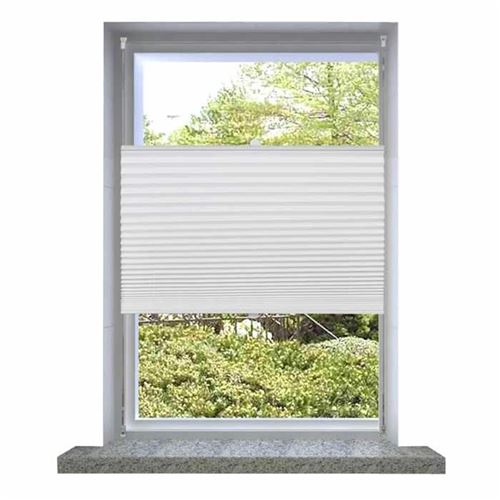 vidaXL Store plissé 50x150 cm Blanc