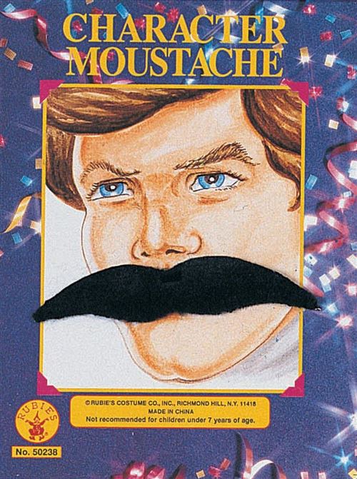 Rubies Officielle Assortiment de Moustache, pour Adulte – Taille Unique