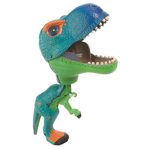 Wild Republic T-Rex Toy, Cadeaux pour les enfants, Squeeze trigger pour fermer la bouche, Green Chompers 9,5 pouces
