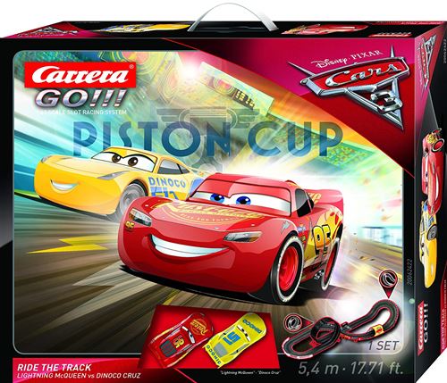 Carrera Go 50 958 551,9 cm Disney/Pixar Cars 3 Ride The Track Action Piste de Course