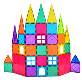 Playmags 36 pièces de Construction magnétique Set Tiles: Kit pédago