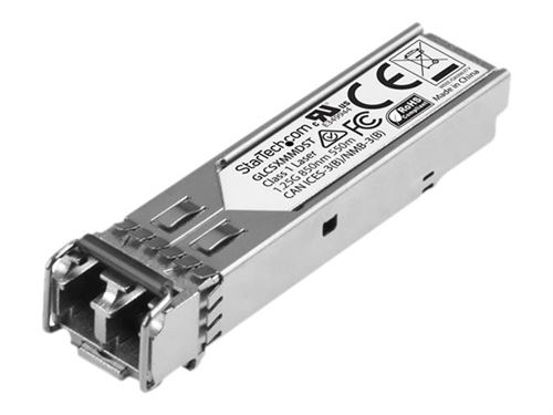 StarTech.com GLCSXMMDST Module de transceiver SFP 1000Base-SX à fibre optique Gigabit Compatible Cisco GLC-SX-MMD Multimode LC 550 m