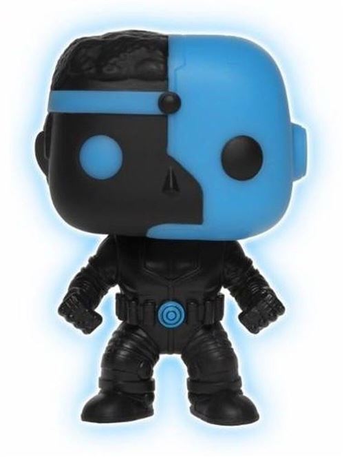 Figurine DC Comics - Cyborg Glow In The Dark Justice League Silhouette Exclu Pop 10cm