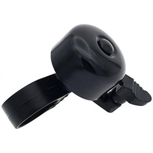 BLS sonnette de vélo mini Decibel31,8 mm aluminium noir