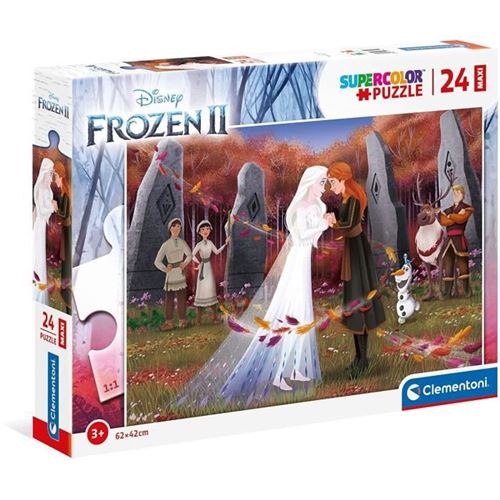 Clementoni - 24 pièces Maxi - La Reine des Neiges 2 -