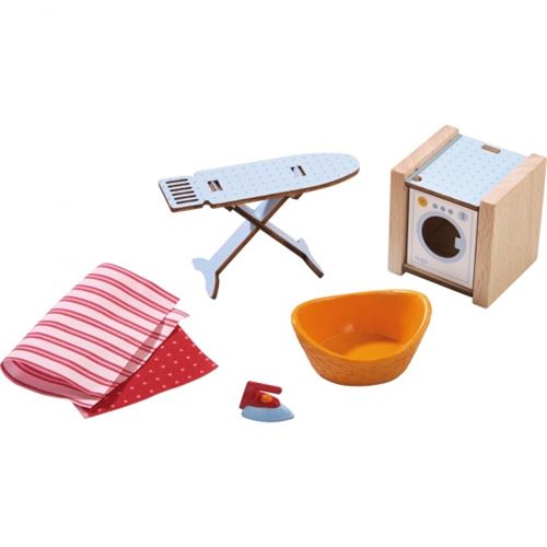 Haba - Little Friends ? Accessoires pour maison de poupée Journée de lessive