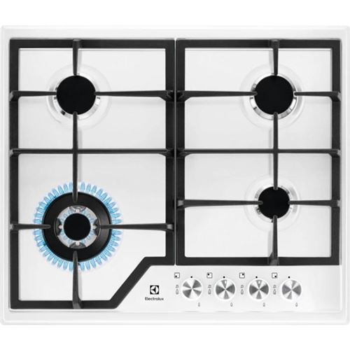 Electrolux egs6436ww plaque intégré cuisinière à gaz blanc