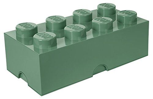 Lego - Brique de rangement LEGO 8 plots, Boîte de rangement empilable, 12  l, turquoise - Boîte de rangement - Rue du Commerce