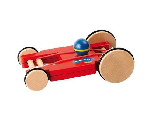 Jeu en bois - Voiture 4 roues à remonter - Legler 4771