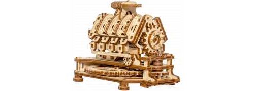 Générique Wooden City Moteur V8 - Kit En Bois - Image 3