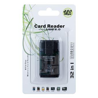 Universal - Blanc 5 dans 1 lecteur de carte micro SD