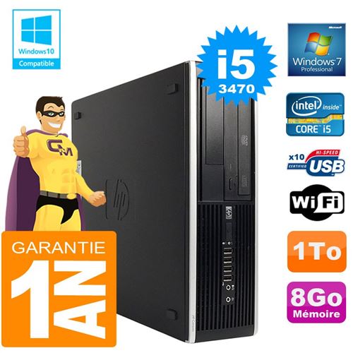 Acheter Pc hp compaq 8300 sff core i5-3470 ram 8go disque 1 to graveur dvd wifi w7 État correct - 189,00 € Pc hp compaq 8300 sff core i5-3470 ram 8go disque 1 to graveur dvd wifi w7 État correct - Hewlett-Packard reconditionné disponible sur Fnac