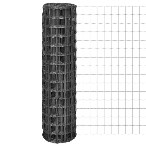VIDAXL - Clôture Euro - 10 m - Gris - Image 3