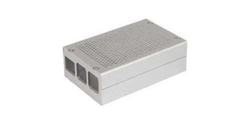 Boîtier Raspberry Pi® Aluminium Gehäuse B+ / 2 B / 3 B 1 pc(s)
